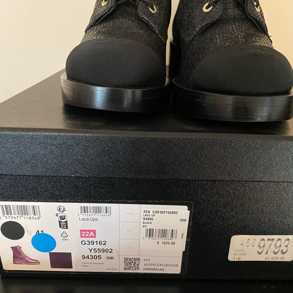 New Chanel Lace Up Boots - Picture 6 of 13